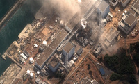 Earthquake and Tsunami damage-Fukushima Dai Ichi Power Plant, Japan (© DigitalGlobe CC BY-NC-ND 2.0)