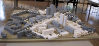 Modell für einen zukünftigen MIN Campus in Eimsbüttel