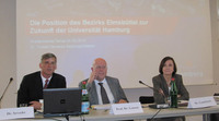 Dr. Torsten Sevecke, Prof. Dr. Dieter Lenzen, Dr. Herlind Gundelach (v.l.n.r)