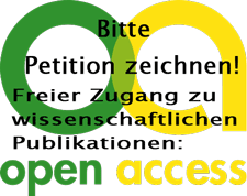 Bitte Petition zeichnen! Freier Zugang zu wissenschaftlichen Publikationen: open access